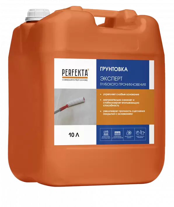 Грунтовка Эксперт Глубокого проникновения Perfekta, 10 л в "Строй-Ресурсе" Грунтовка Эксперт Глубокого проникновения Perfekta, 10 л купить в "Строй-Ресурсе"