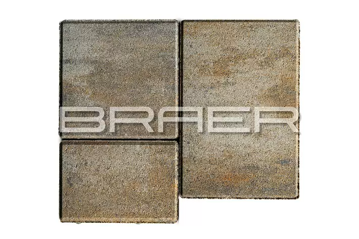 Тротуарная плитка Braer Старый город Венусбергер Color Mix Песчаник 40 мм купить в "Строй-Ресурсе"