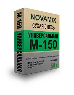 Универсальная смесь М-150 Novamix в "Строй-Ресурсе" Универсальная смесь М-150 Novamix купить в "Строй-Ресурсе"
