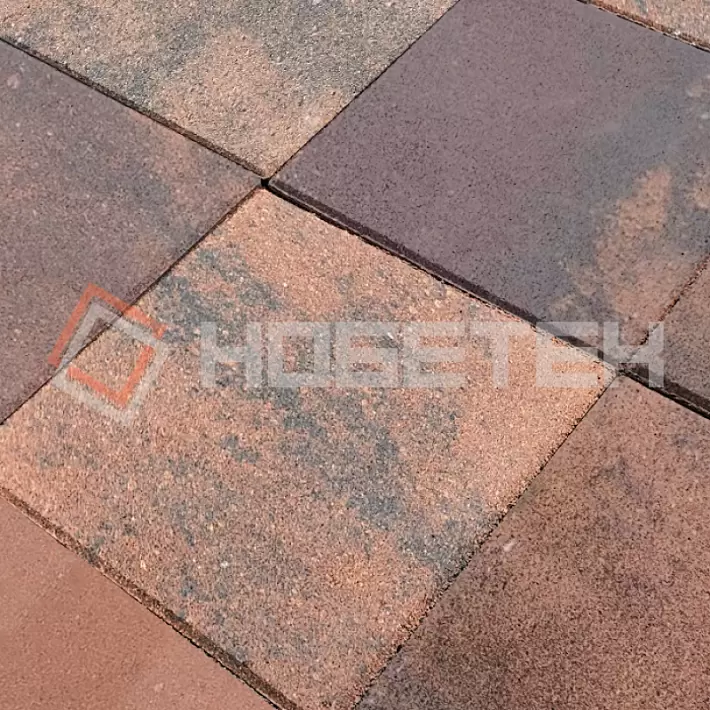 Тротуарная плитка Квадрат 2к5ф Нобетек 300х300х50 Колормикс 15 терракот купить в "Строй-Ресурсе"
