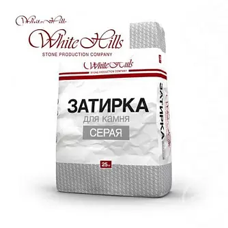 Затирка швов White Hills для камня и плитки Серая 25 кг в "Строй-Ресурсе"