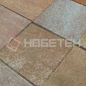 Тротуарная плитка Квадрат 2к5ф Нобетек 300х300х50 Колормикс 2 янтарь в "Строй-Ресурсе"