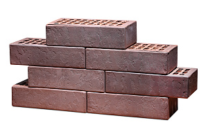 Кирпич лицевой Воротынск М150 1,0НФ антик терра (утолщ. лиц. стенка) купить в "Строй-Ресурсе"