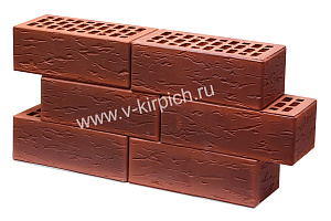 Кирпич лицевой Воротынск М150 1,4НФ кортен руст (утолщ. лиц. стенка) купить в "Строй-Ресурсе"