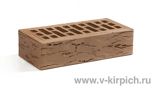 Кирпич лицевой Воротынск М150 1,0НФ терракотовый руст (утолщ. лиц. стенка) купить в "Строй-Ресурсе"