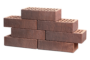 Кирпич лицевой Воротынск М150 1,0НФ бронза терра флеш (утолщ. лиц. стенка) купить в "Строй-Ресурсе"