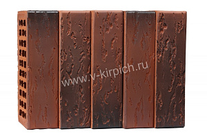 Кирпич лицевой Воротынск М150 1,0НФ кортен флеш руст (утолщ. лиц. стенка) купить в "Строй-Ресурсе"